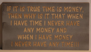 Time is Money